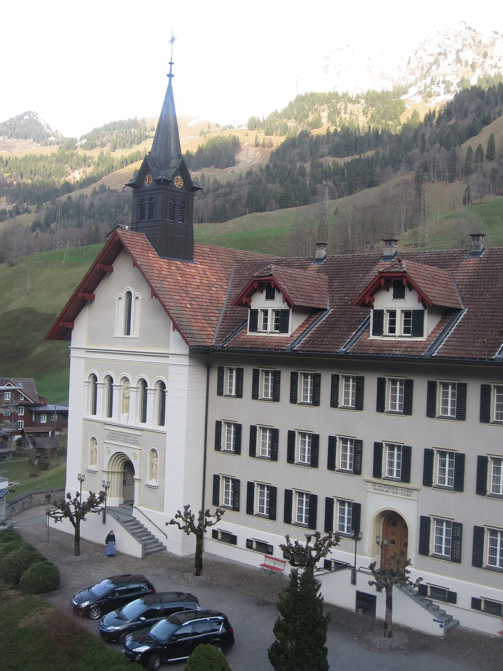 Benedictine convent with St. Leonhard hospital and ossuary