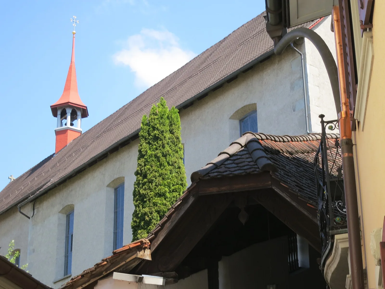 Capuchin monastery with staircase