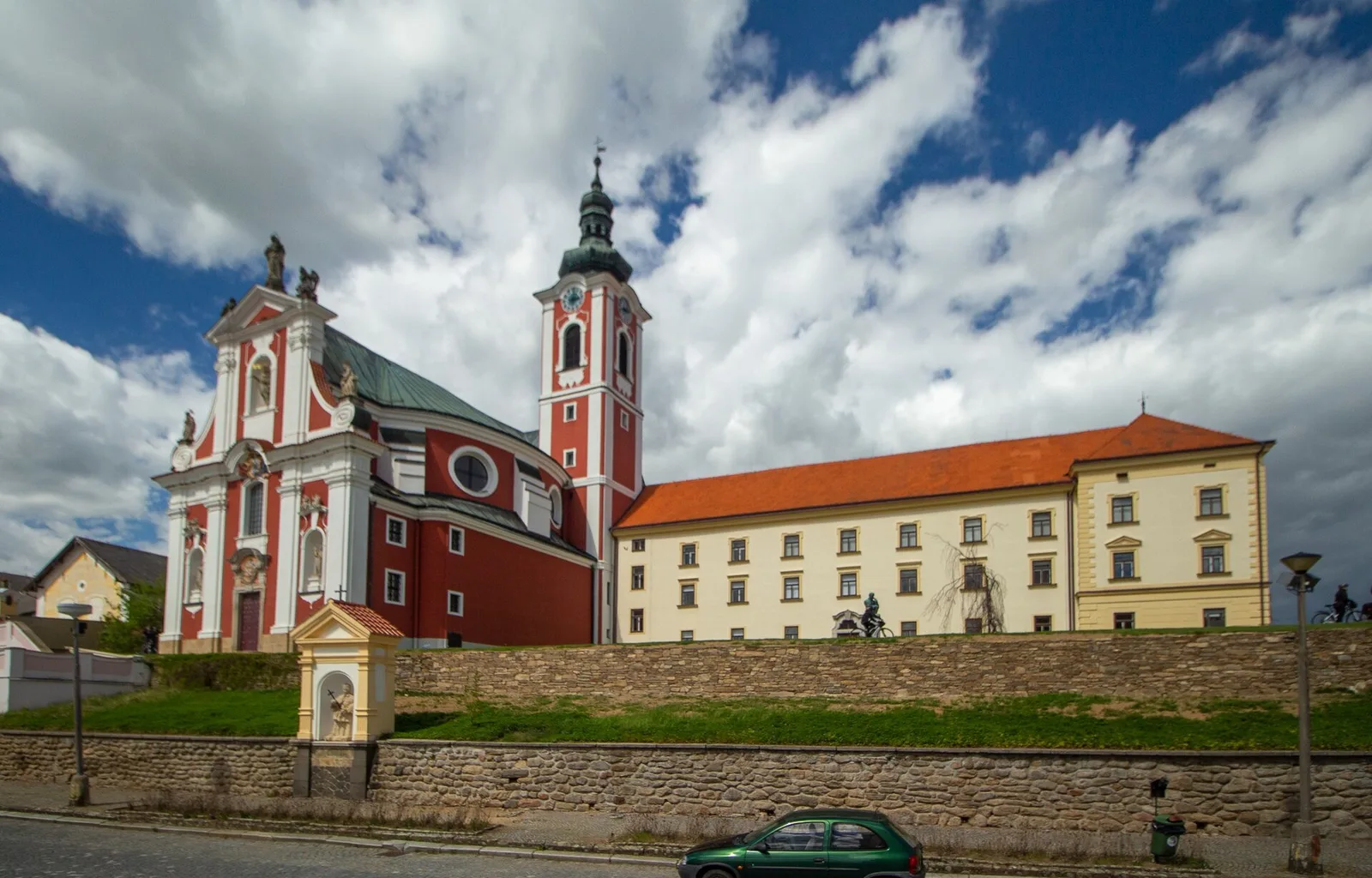 Castle and monastery in Pacov