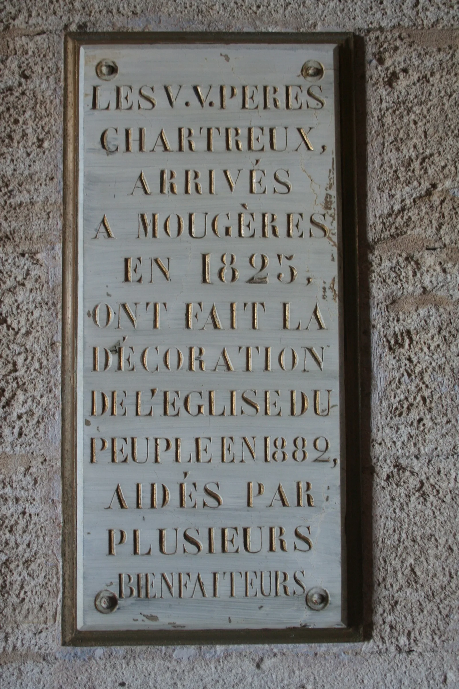 chartreuse de Mougères