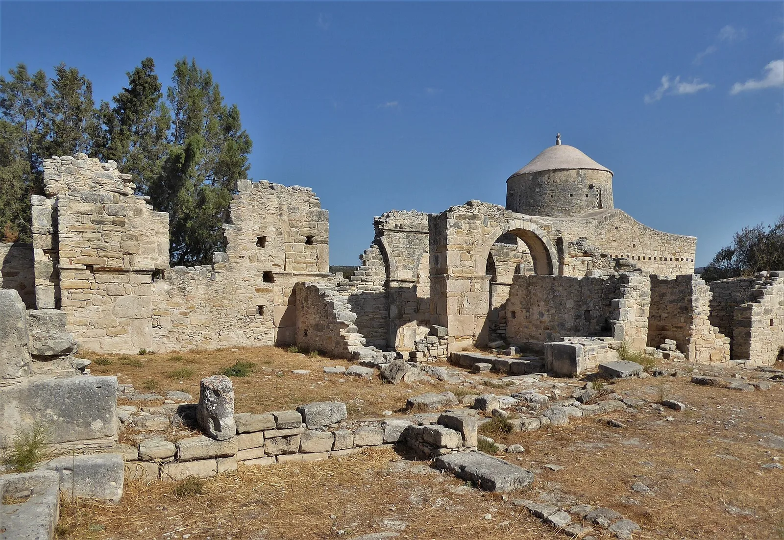 Holy Cross monastery at Anogyra