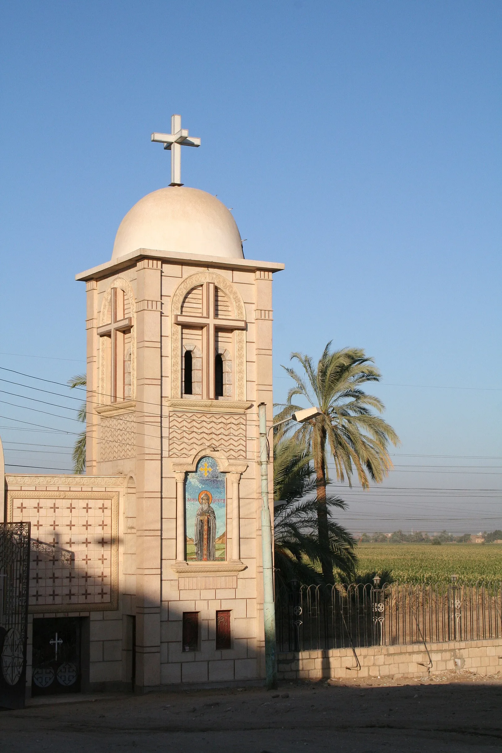 monastère blanc