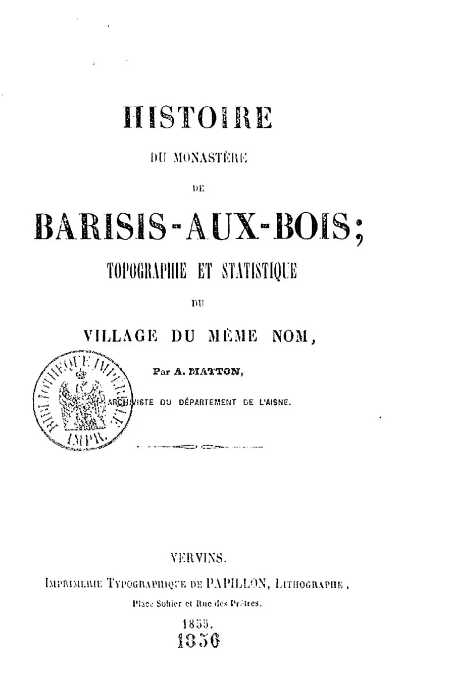 monastère de Barisis-aux-Bois