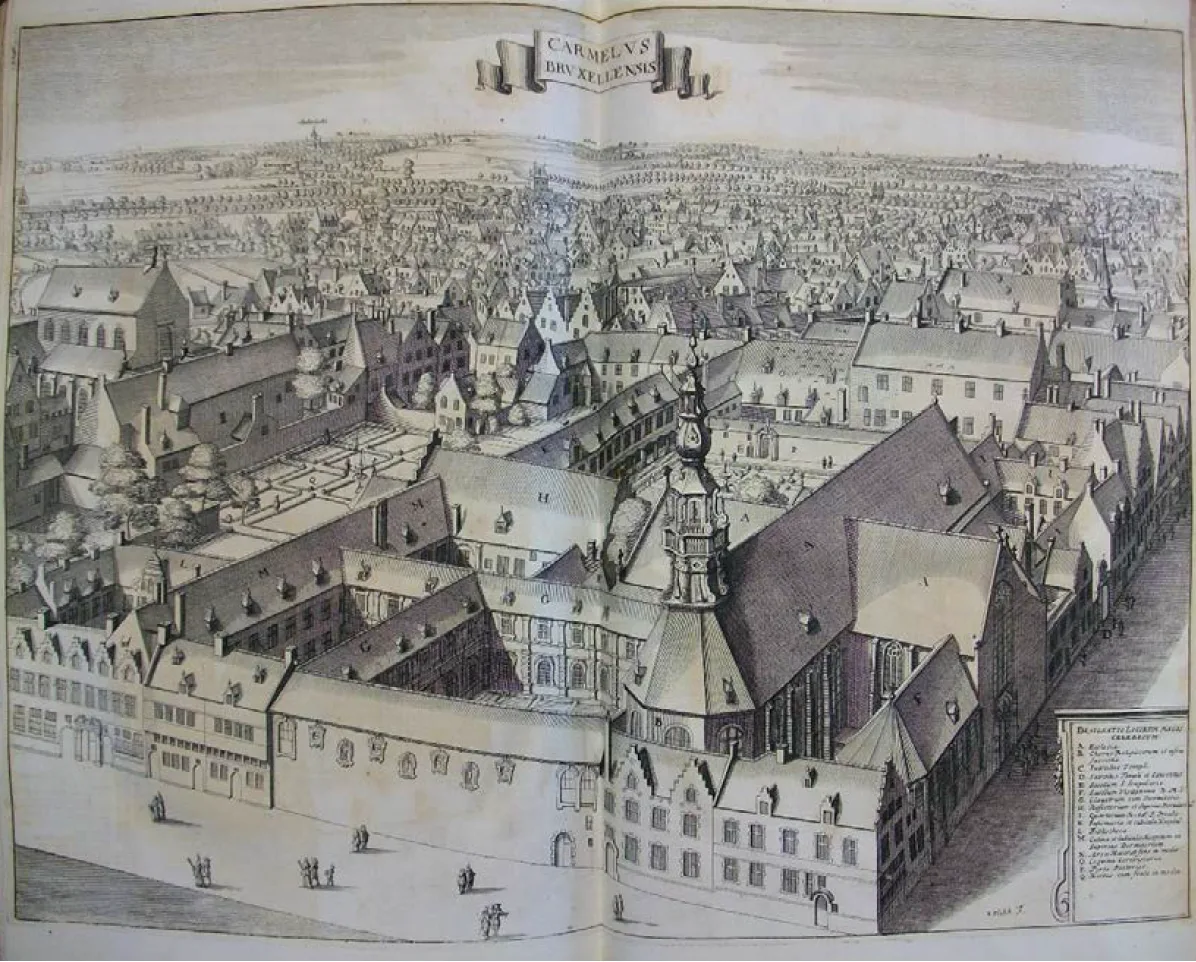 Monastery of the calced carmelites in Brussels