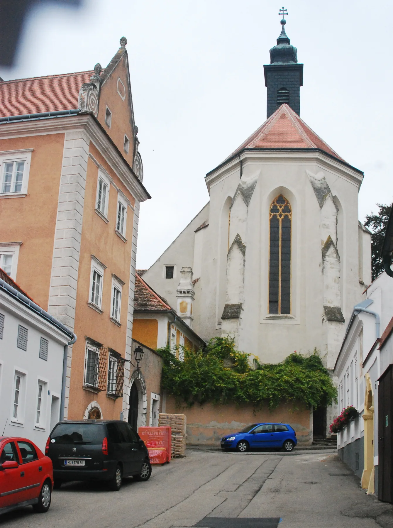 Retz Stadt Dominikanerkloster mit Kirche Maria Himmelfahrt