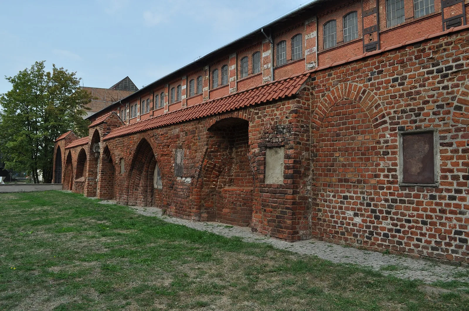 Walls of the former Dominican Monastery in Elbląg